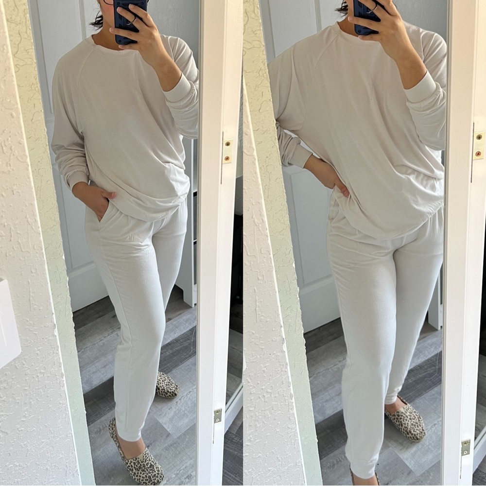 Nude Pullover sweater and joggers set